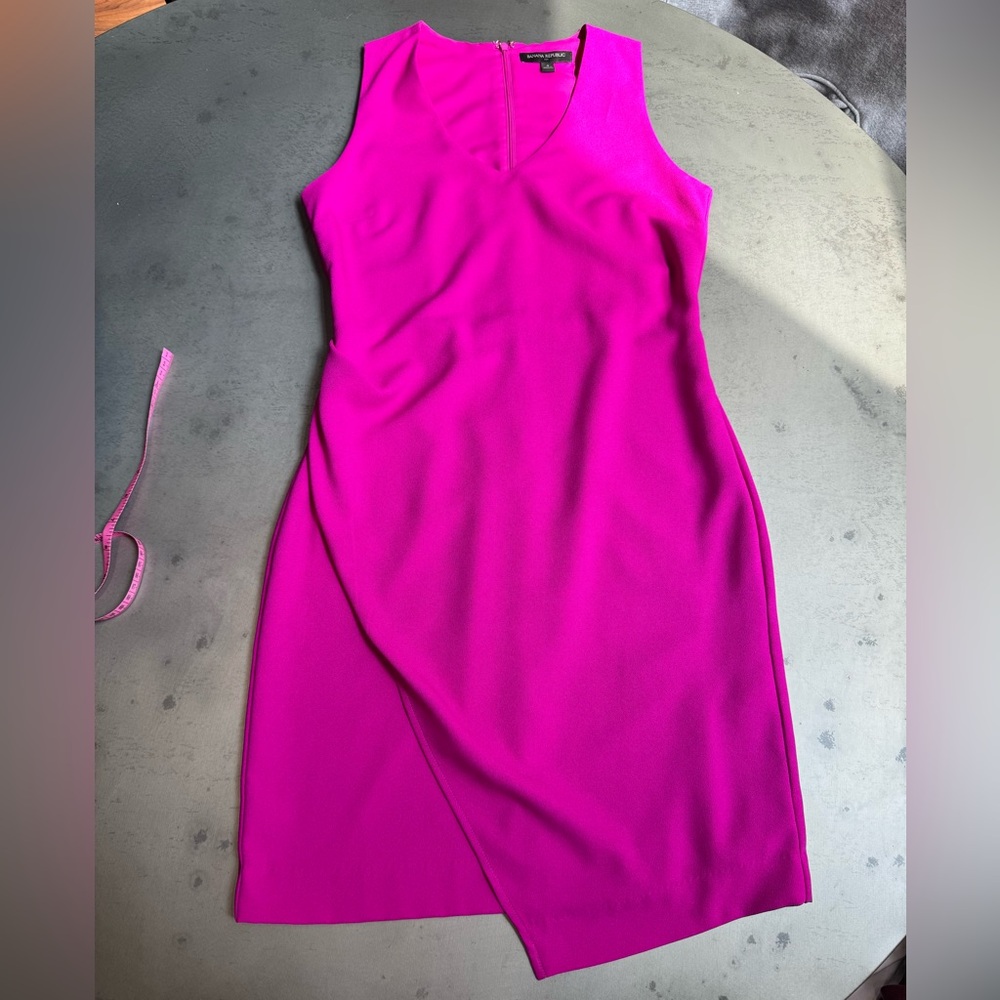 Banana Republic Hot Pink Sheath Dress